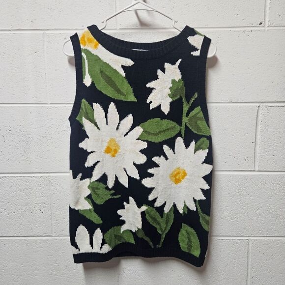 Jones New York Size Medium Daisy Vest - Picture 1 of 4